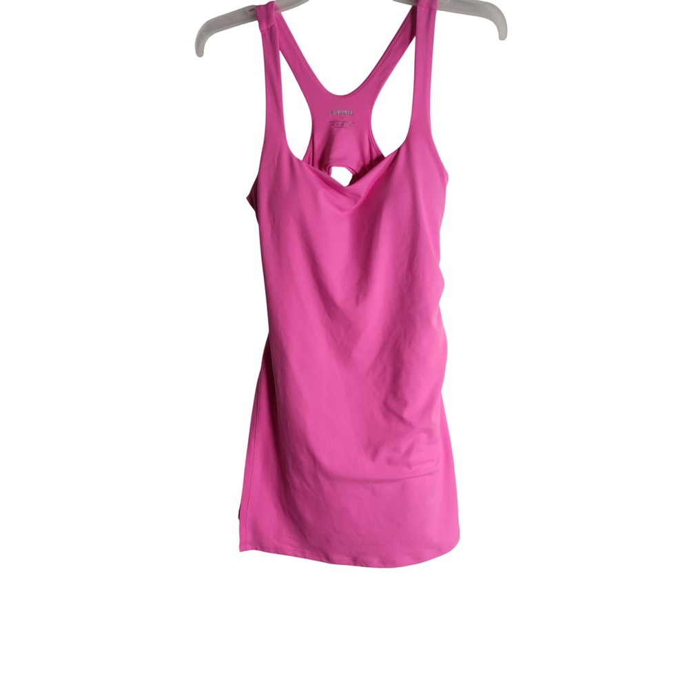 QIQIWUBA Pink Exercise Dress with Built-in Shorts Romper Liner Size M Hot Pink